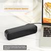 Mini Speakers Plug and Play USB Powered Soundbar Desktop Speaker Wired Computer Sound Box for TV Desktop Laptop Computer Speaker