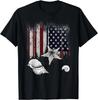 Funny USA American Flag Beachcombing For Beachcombing Lovers Gift Unisex T-Shirt