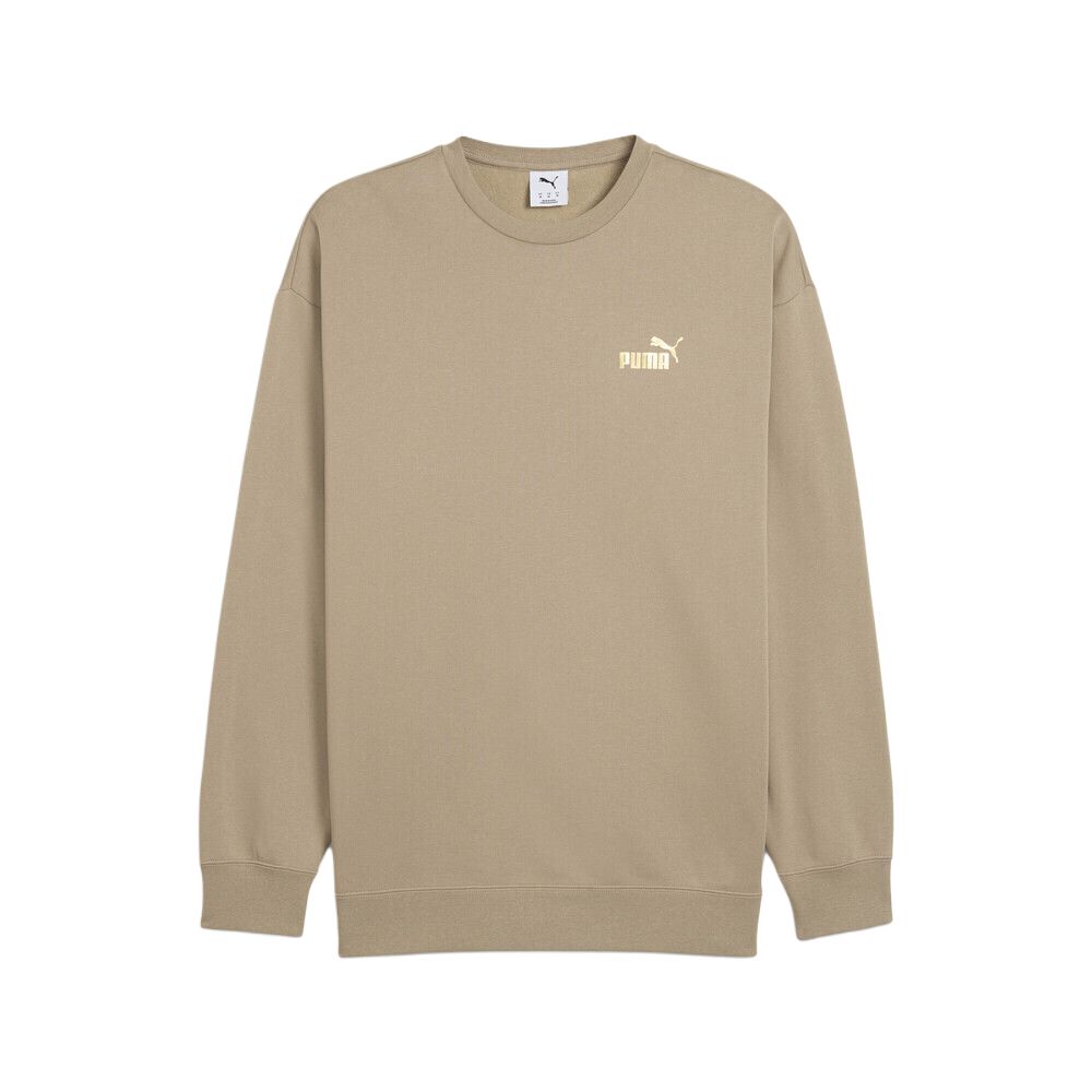 

Puma Металлический Свободный Спортивный Повседневный Пуловер с Круглым Вырезом и Длинными Рукавами Мужская толстовка 634675-55 XS