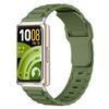 I‑Shape Texture Reverse‑Buckle Silicone Watch Band for Huawei Band 11 / Band 11 Pro, Replacement Wrist Strap, Strap Only