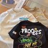 2024 Sommer Jungen Reines Baumwoll Kurzarm T-Shirt - Dünner Stil Oberteile für Kinder
