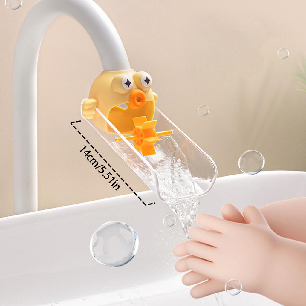 Children Faucet Extension Encourages Hygienes Soft and Safe Faucet Extender Tube For Family Bathroom and Kitchen Use