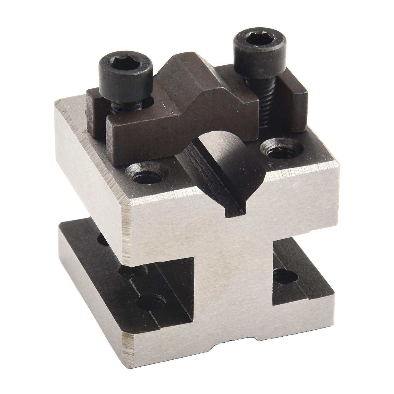 V Block Tool Fixture with Clamp Set Designed for Precision Mechanical Parts Inspection and Round Blanks Support