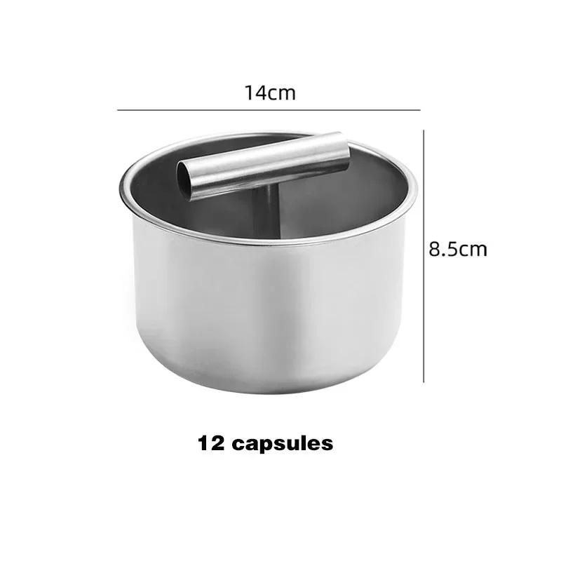 6/12 Hole Kitchen Hand Pressing Meatball Maker Home Use Stainless Steel Pressing Rice-meat Dumpling Meatball Shrimp Sliding Mold