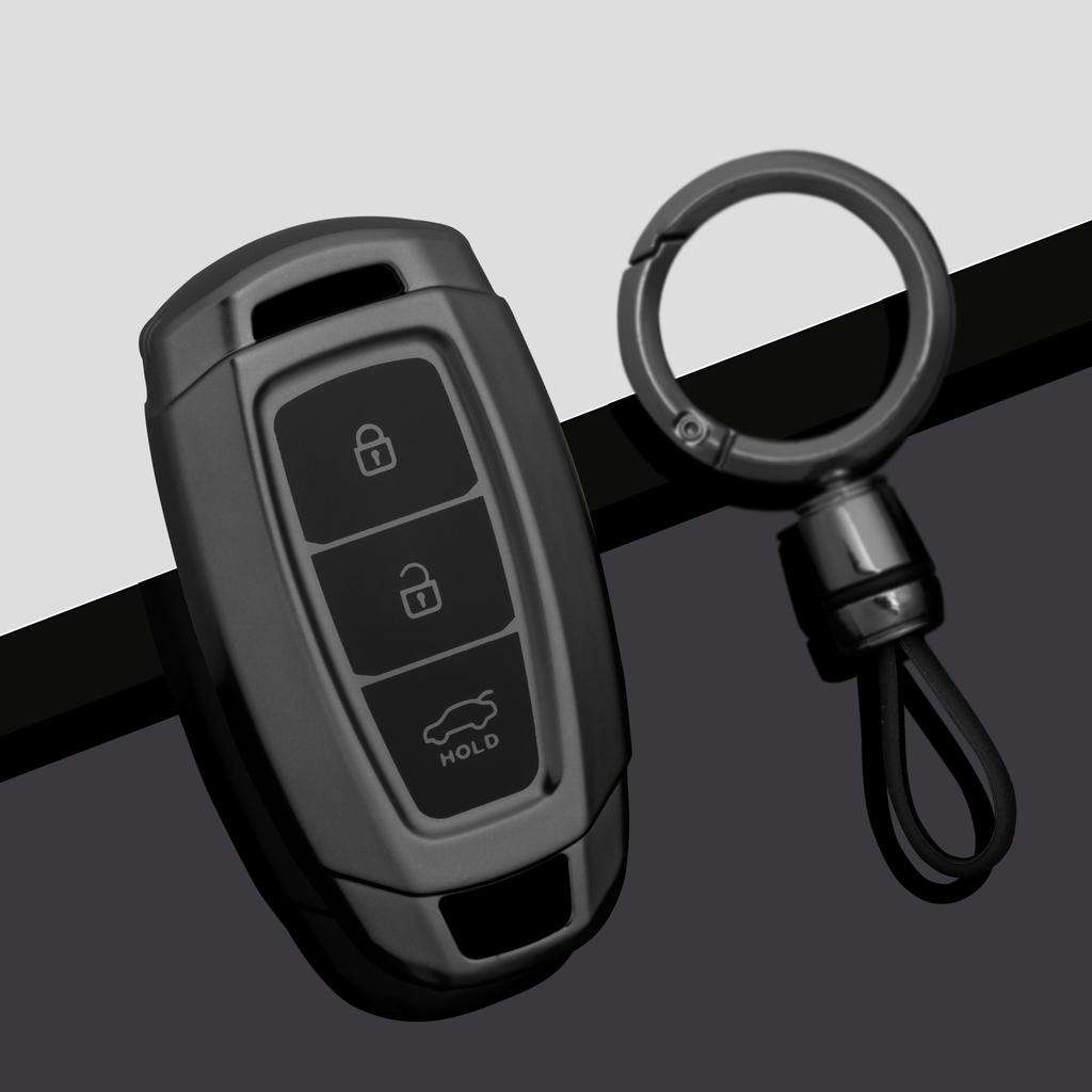 Car Key Case For Hyundai I30 Ix35 Kona Encino Solaris Azera Grandeur Ig Accent Santa Fe Palisade Holder Fob Interior Accessories