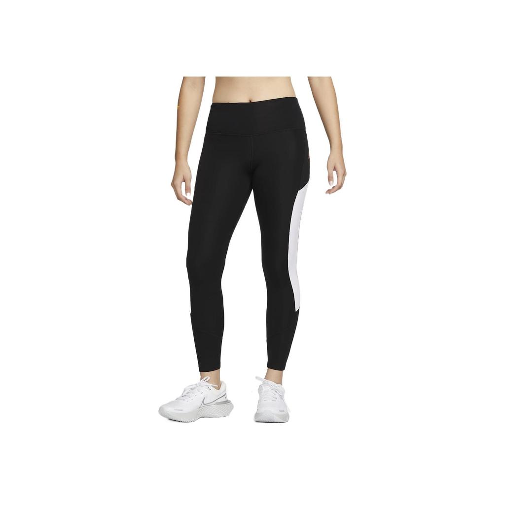 Nike Tight Training Eight-Point Fitness Pants Women Bottoms Black DM7488-010