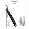 Manual Shaver For Men Barbershop Razor Stainless Steel Shank Is Easy To Use Safety Razor 1Pcs Shaving Razor With Blades