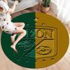 Club León Football Club Round Area Rug,Carpet Rug for Living Room Bedroom Sofa Playroom Decor,Non-slip Floor Mat