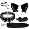 SM Anal Human Nipple Nipple Adult Cat Anal Plug Anal Nipple Nipple Adult Blindfold Cosplay, Plug, Tail, Collar, SM, Clips, Bell, Torture, Toys, Ears,