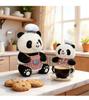 Cute Chef Panda Plush Toy with Apron - Children's Comfort Doll & Birthday Gift