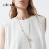 Edition Women's Linen Blend Sleeveless Mid-Length Shift Dress
