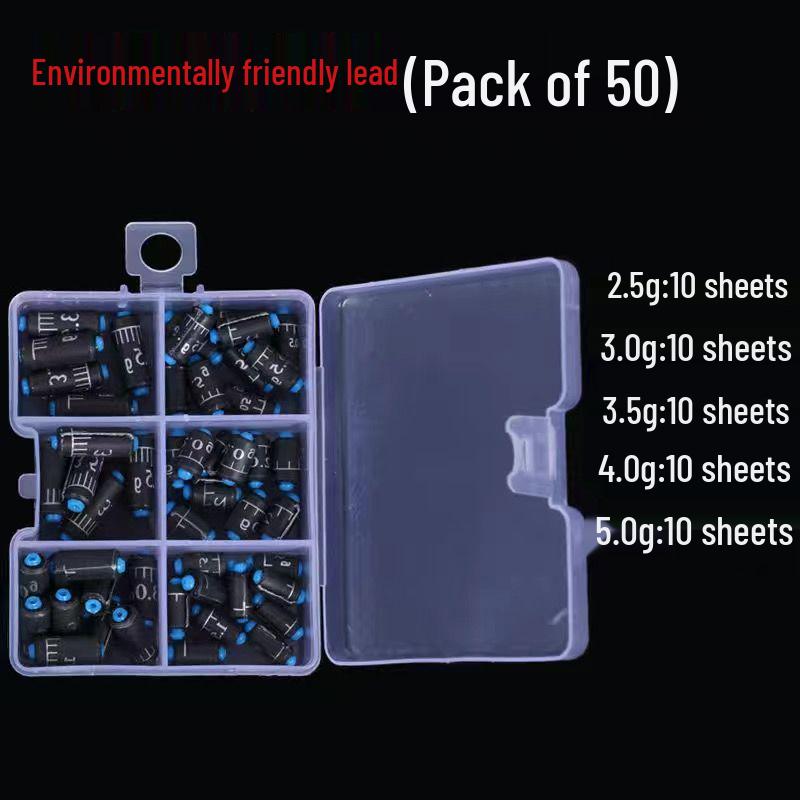 Soft Core Lead Fishing Sinker Sheet - Quick Counterweight for Fishing