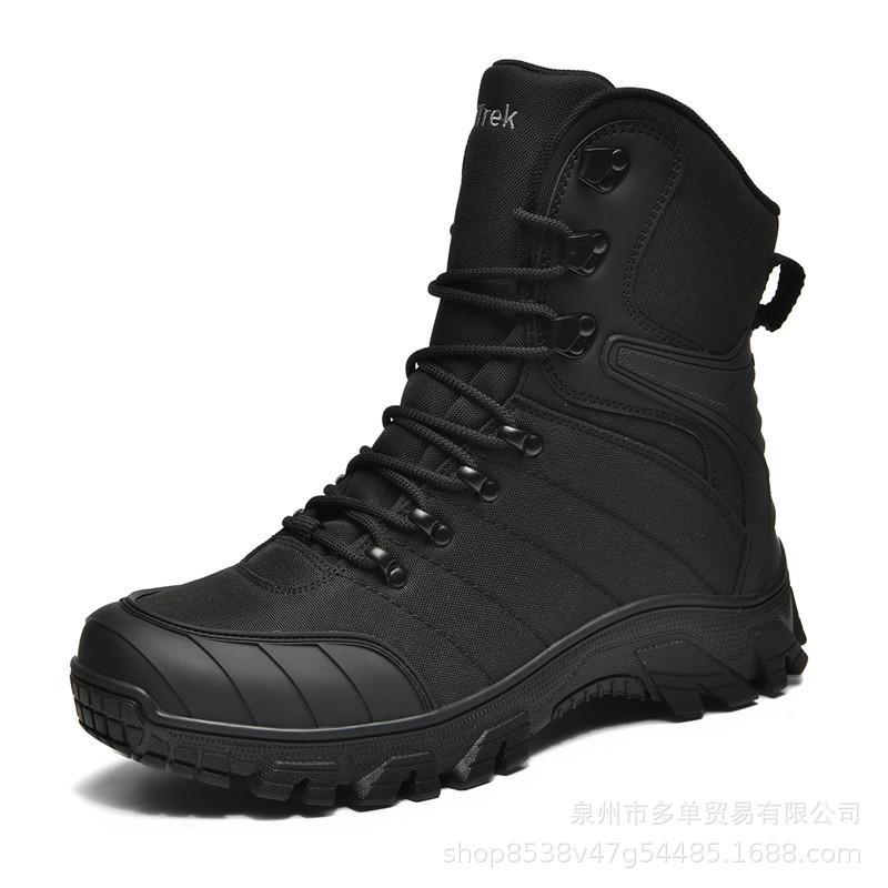 Camouflage Comfortable New Outdoor Hiking High-top Training Boots Non-slip Sand Military Boots Wild Non-slip Combat Boots