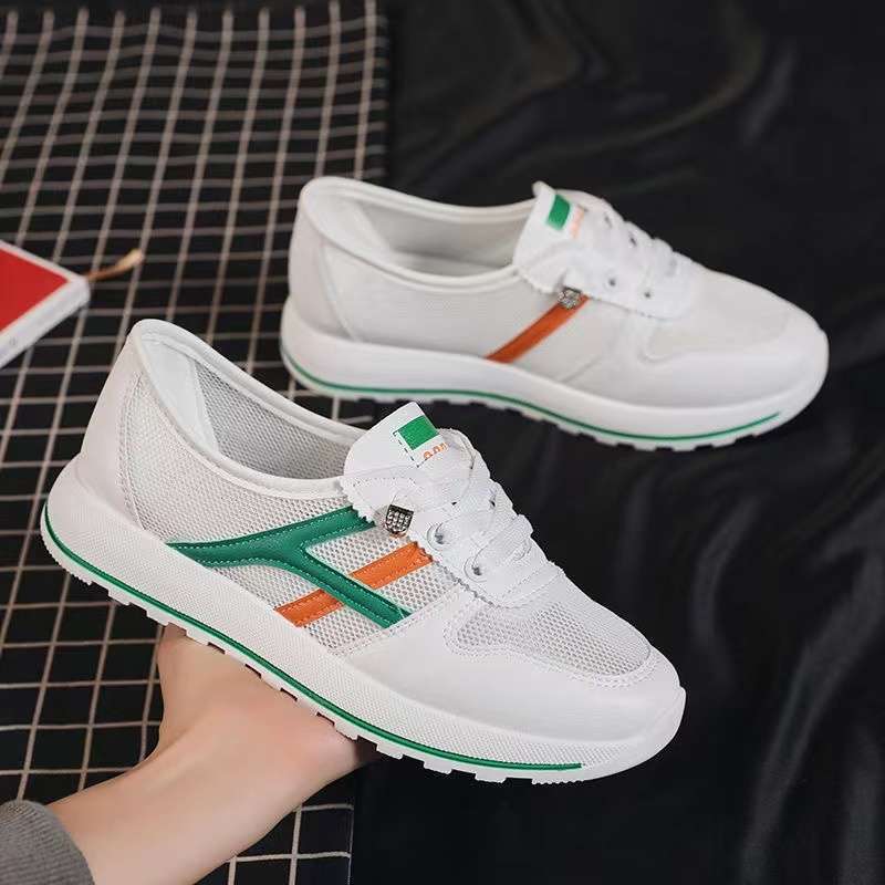 Forrest Gump shoes women's shoes 2025 new versatile women's sports shoes women's spring and summer mesh flat casual board shoes