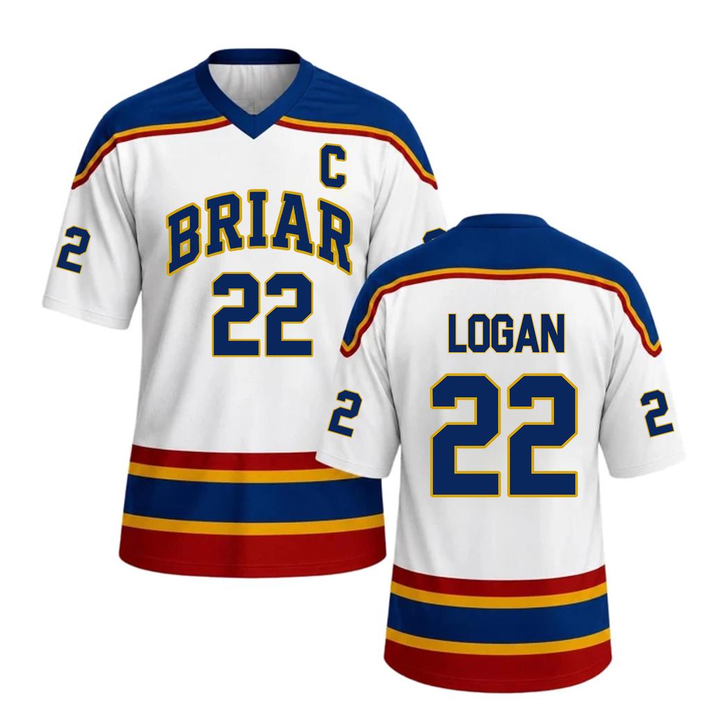 Unisex Ice Hockey Short Sleeve Jersey with V Neck and Number Print Lightweight Athletic Shirt for Sports and Casual Wear