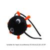 Punk Cool Mädchen Stirnband Haarspange Plüschkugelform Stereo Haarnadel Elastische Haarspange für Mädchen Halloween Haarstyling