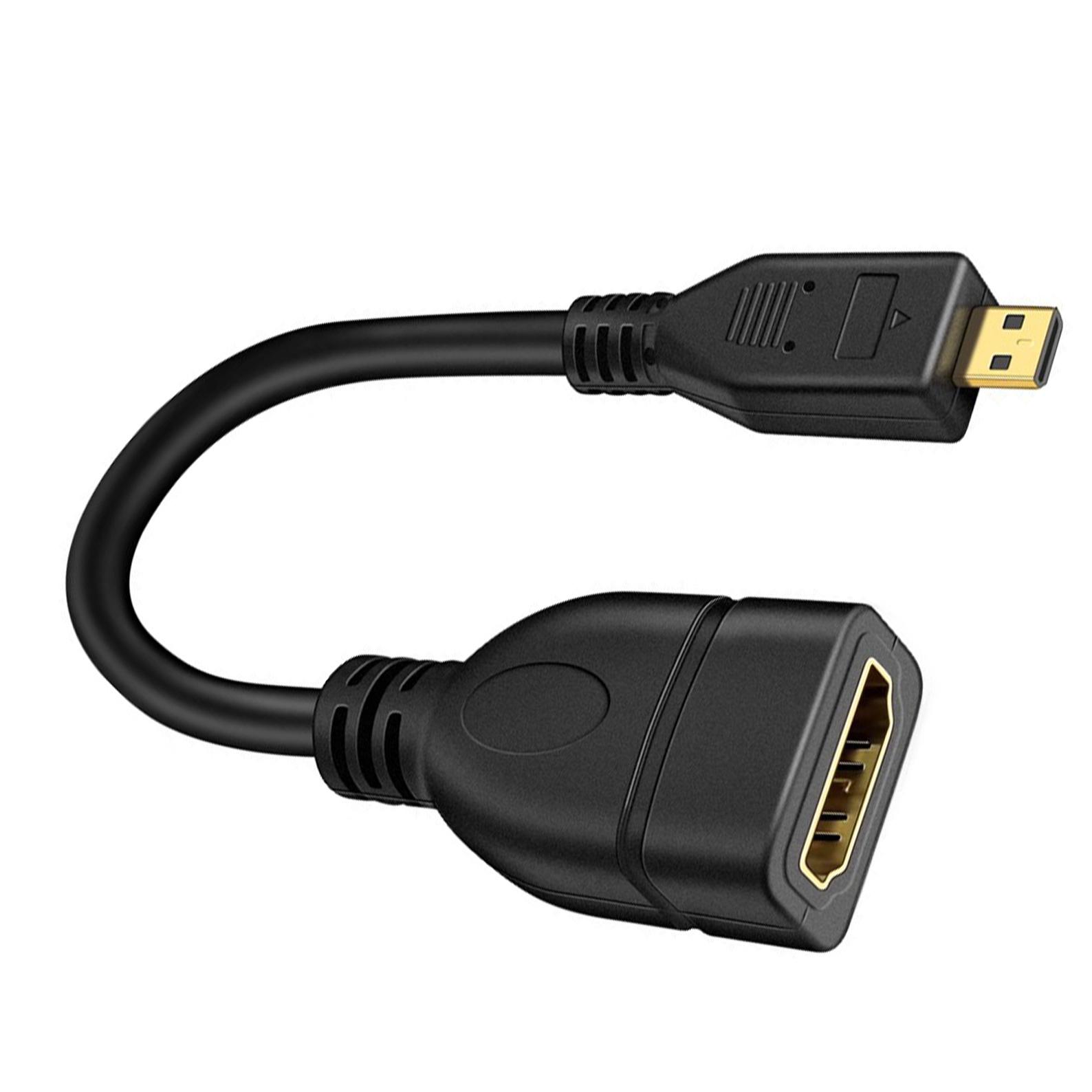 

Адаптер Micro HDMI - HDMI 4K Разрешение для Смартфонов Планшетов и Камер Портативный