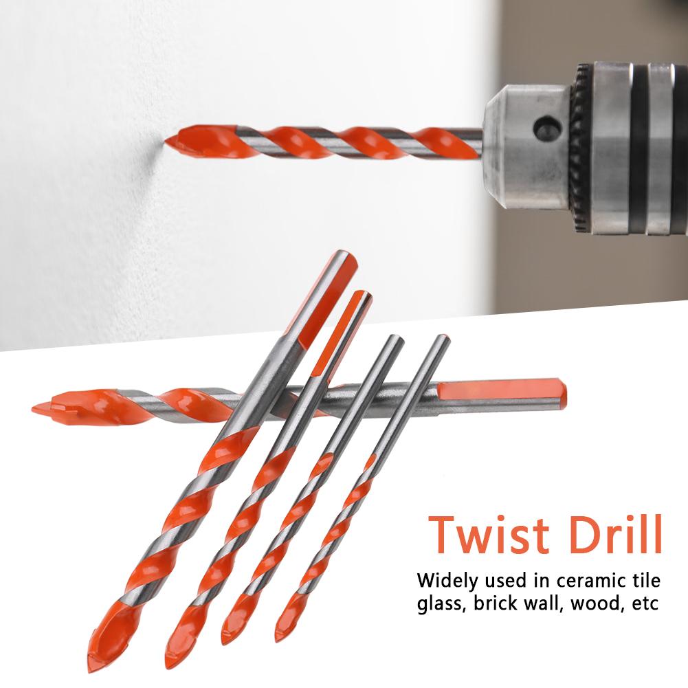 5pcs Handle Multifunctional Alloy Drill Bits for Hand Electric Drill 4-10mm