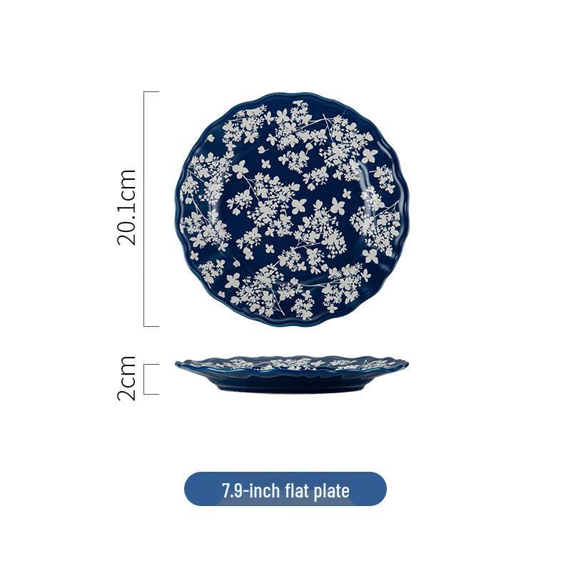 Chinese Style Ceramic Dinner Plate
