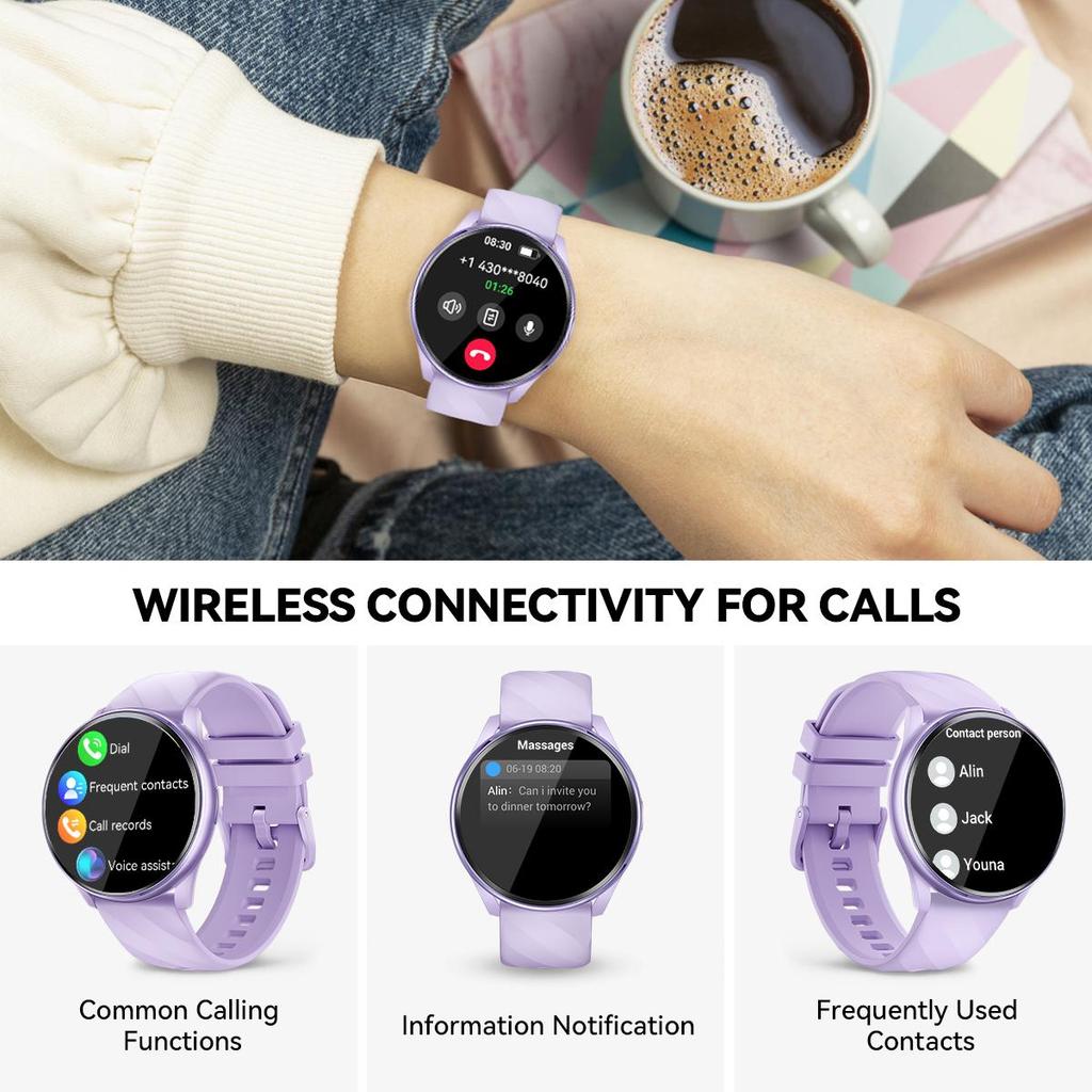 Waterproof Rugged Outdoor Smart Watch Flashlight Watch Unisex Fitness Tracker Touch Screen Heart Rate Monitor