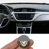 2 autocollants emblèmes tête de fantôme pour voiture, autocollants emblèmes crâne pour interrupteur d'allumage de voiture, adaptés aux accessoires de décoration de voiture