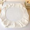 Waterproof High Quality Mattress Cover- Antimicrobial Hypoallergenic Mattress Protector, Noiseless Fitted Sheet Waterproof Thickened Mattress Pad