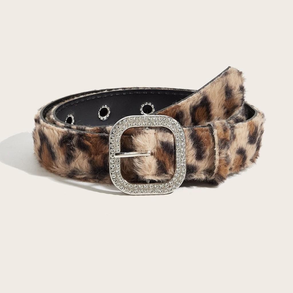 Feminine Fabric Belt With Alloy Pin Buckle And Trendy Circle Pattern For Daily Use