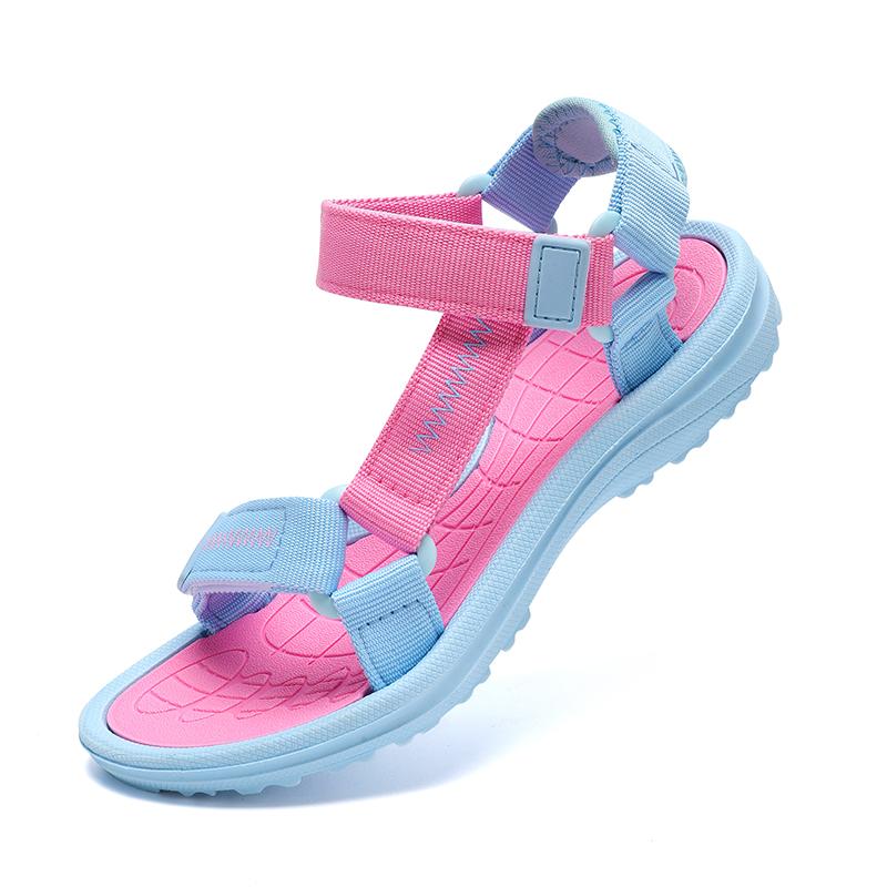 Sommer Børne Sandaler Piger Åndbar Sport til Udendørs Strandsko Åben Tå Komfortable Gå Sandaler Størrelse 30-38