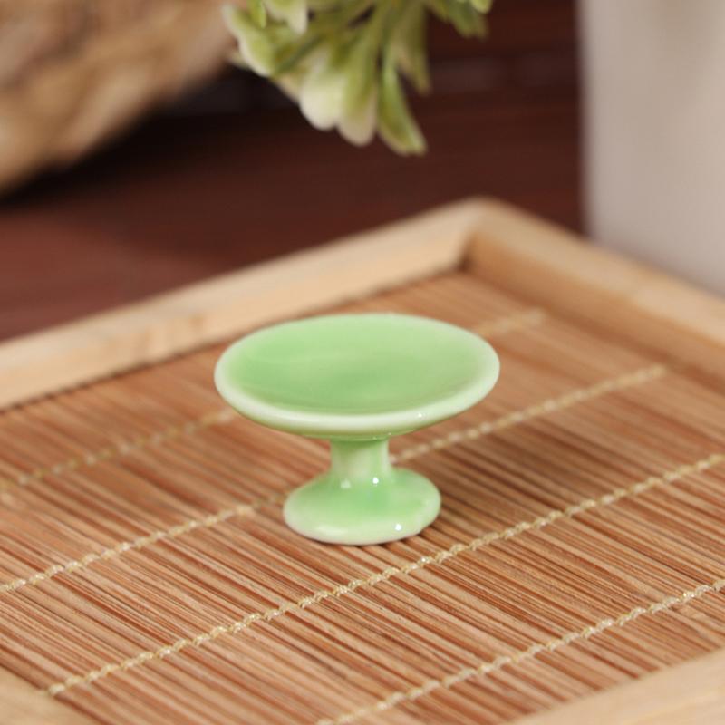 1:12 Miniature Food DIY Craft For Dollhouse Mini Ceramics Dessert Pan Cake Stand Fruit Tray Glass Red Wine Cup Doll Kitchen Toys