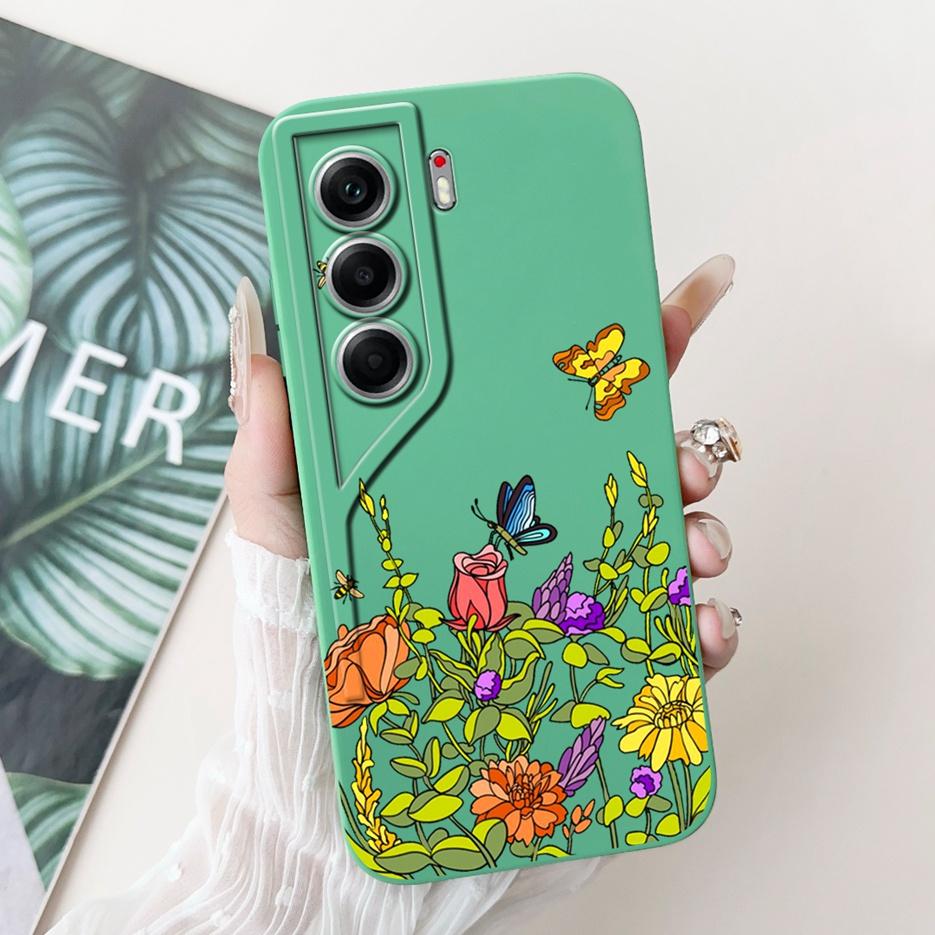 For Tecno Camon 40 Pro 4G Case CM6 Luxury Art Painted Cover Shockproof Phone Case For Tecno Camon40 Camon 40 Pro CM7 Soft Fundas