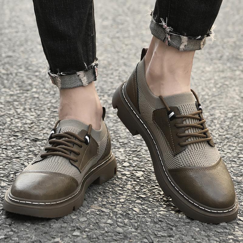 Кожаные мокасины 5 см — фото 3