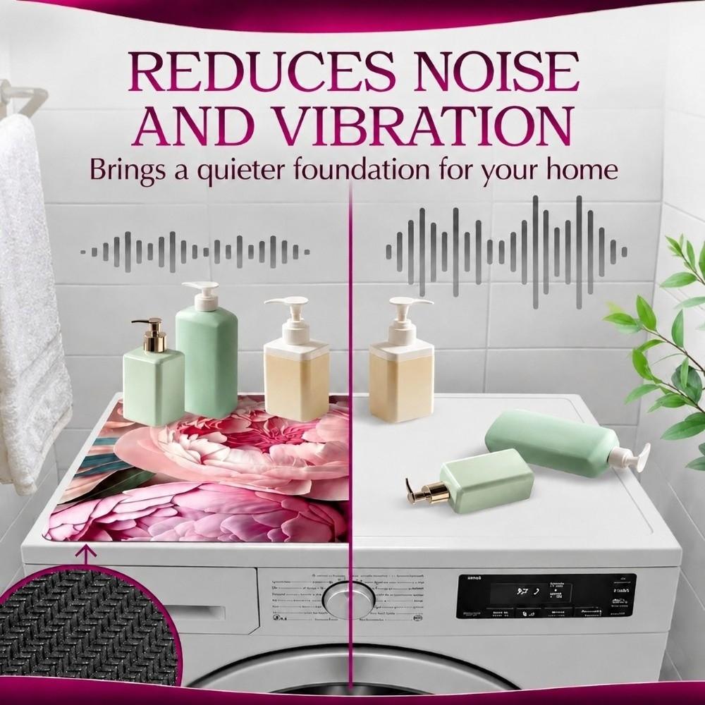 Absorbent Washing Machine Top Protector Pad Non Slip Bathroom Carpet Home