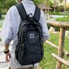 Outdoor Sports Waterproof Drawstring Backpack Large Capacity Travel Bag Student Plaid Backpack