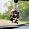 Acrilic Negru Elegant Porc Pandantiv Decor Pentru Interioare Vibrante Vehicul