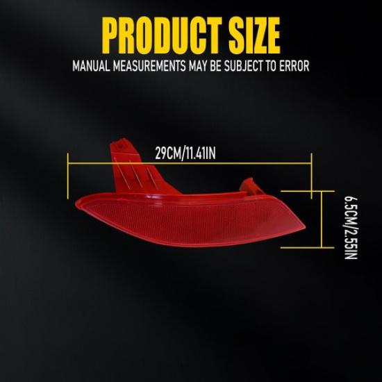 For 2016- Honda HR-V HRV Rear Reflector Bumper Red Lens Right Passenger Side