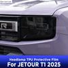 Car Headlight Tint Anti-Scratch Protective Cover Film Self Healing TPU Stickers For JETOUR T1 2025 Accessories