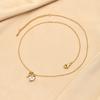 Lock and Key Heart Necklace for Women, Luxury Gold Plated Stainless Steel Zirconia Pendant, Valentine Gift