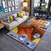 Grizzy and Lemmings Cartoon Carpet Suitable As a Non-slip Mat for the Living Room or Bedroom Sofa