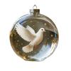 1/4/7Pcs Faux Crystal Glass Bird Ornament Vintage Blown Glass Ball Hanging Red Bird Pendant Tree Fireplace Table Decoration