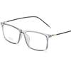 Finished Myopia Glasses TR90 Frames Ultra Light Square Eyewear Prescription Diopters -1.5 To -6.0 For Women Men