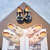 Children's Princess Shoes Butterfly Small Leather 2024 New Autumn Girls' Single Shoes Soft Sole Non-slip Mary Jane Shoes