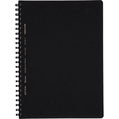 KOKUYO Note Soft Ring Notebook Business 70 Sheets A5 B Lined Black Su-SV437B-D
