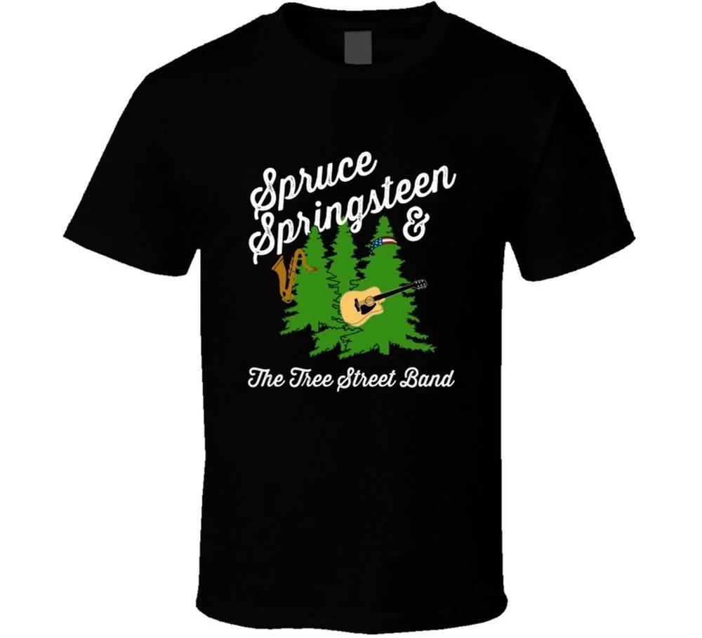 Spruce Springsteen Funny Christmas Rock TShirt Unisex T-Shirt XXL