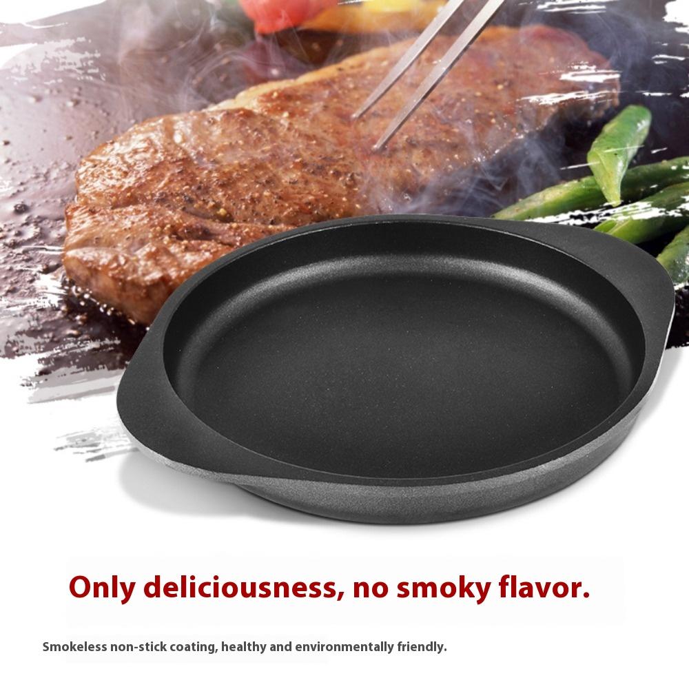 KOSUN Grill Pan Smokefree Nonstick Grill Pan Easy To Clean Griddles Multifunctional Pan Suitable for Gas Gtove and Open Flame