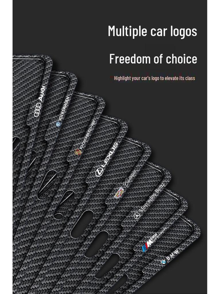 Rám SPZ z hliníkové slitiny pro malá auta - Zesílený ochranný kryt a snadná instalace