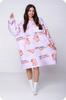 Blanket Sweatshirt Oversize Warm Thick Blanket Sweatshirt 2In1Xxl Capybara Furry [Ub-Kb-Wz-9]