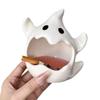 Ceramic Ghost Candle Holder Ashtray Desktop Aromatherapy Candle Container Halloween Christmas Gift Practical Home Decoration New