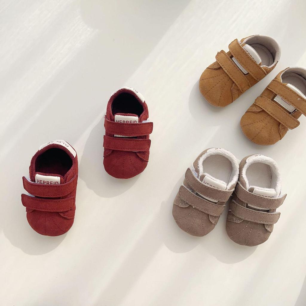 2025 Winter Kinder Weiche Sohle Deutsche Trainings-Gehschuhe - Mit Samt, Warm für Jungen & Mädchen