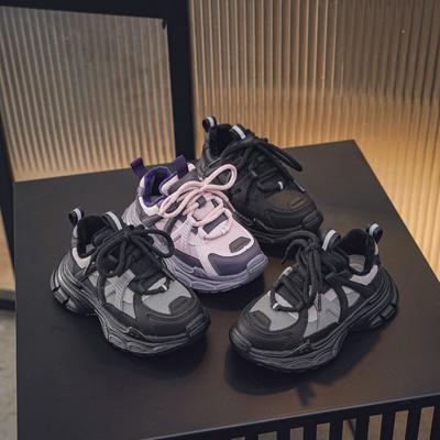 Scarpe sportive per bambini Autunno e inverno Nuovo mucchio Scarpe da papà per bambini Scarpe casual con suola morbida per bambini Marea