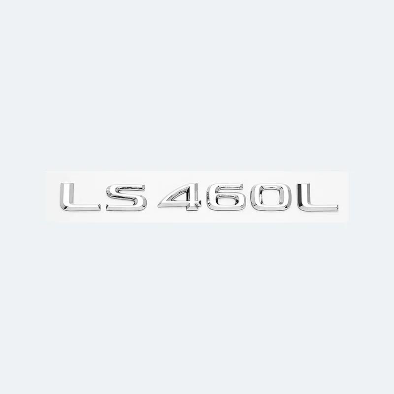 AABGE1 For Lexus LS LS350 LS400 LS460 LS460L LS500h LS600h LS600 Car Trunk ABS Chrome Letters Logos Badge Emblem Decals Styling Sticker